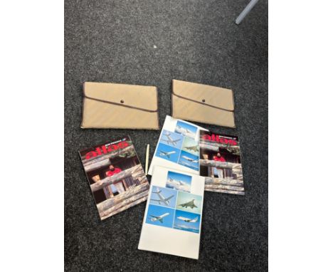 Selection of vintage Concorde ephemera 