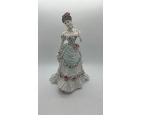 Royal Worcester Royal Anniversary splendour at court, limited edition figure with COA 