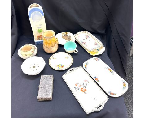 Good Quantity of Art deco ceramics plates, jugs vases etc 
