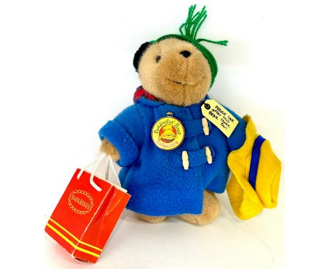 Small vintage Paddington bear teddy by Eden toys, approximate height 9 inches