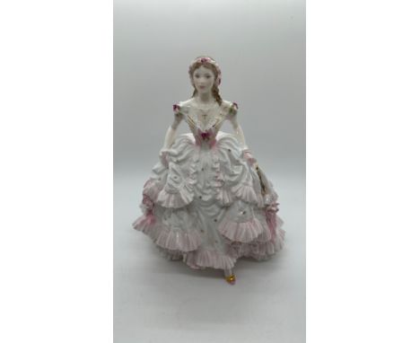 Royal Worcester figurine Royal Debut limited edition For C &amp; W with COA 