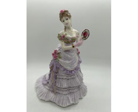 Royal Worcester A Royal Presentation,  splendour at court, limited edition figure with COA 