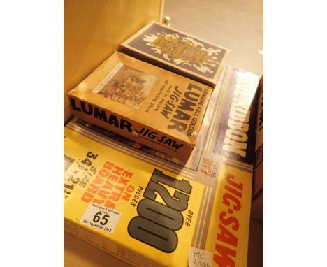 Three vintage jigsaws including Blue Ribbon and Chad Valley