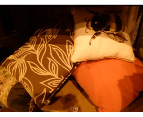 Shelf of scatter cushions 