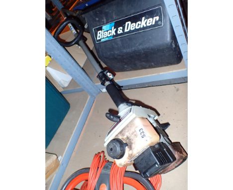 Ryobi petrol strimmer  CONDITION REPORT: This item runs but is difficult to start.