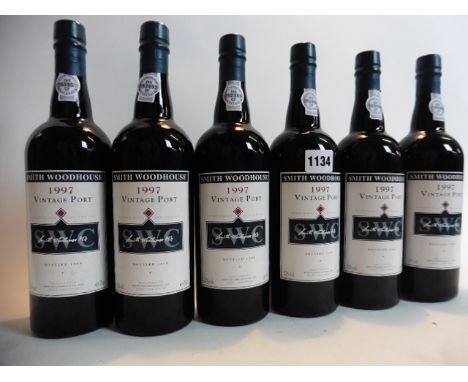 6 bottles of Smith Woodhouse 1997 vintage port bottled in 1999 75cl 20% each