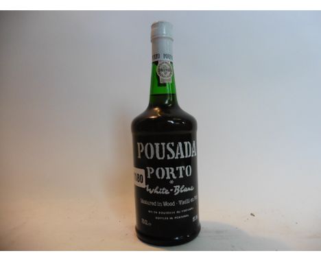A bottle of Pousada white blanc port matured in wood from Northern Douro region 70cl 19%