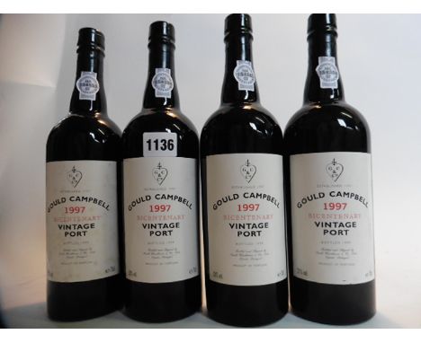 4 bottles of Gould Campbell 1997 Bicentenary vintage port bottled in 1999 75cl 20%