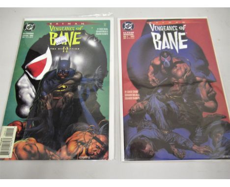 Two DC comics, Batman Vengeance of Bane (First Appearance of Bane) 