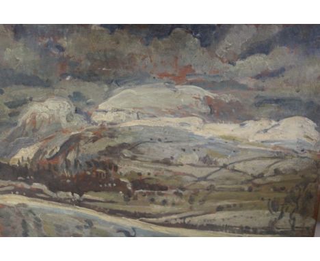 Reginald Grenville Eves, pair of unframed oils on panel, ' The White House, Buckinghamshire ', (exhibition label verso) and s