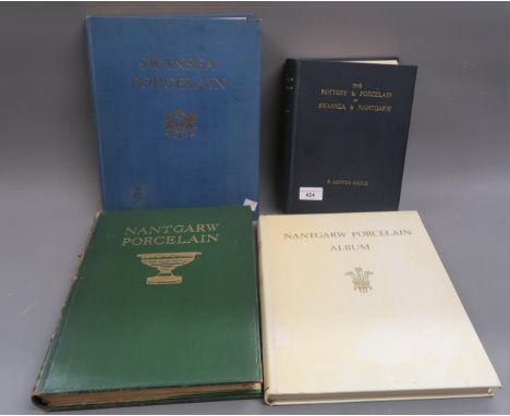 One volume, ' Nantgarw Porcelain ' by W.D. John, First Edition 1948, together with three other reference works relating to Na