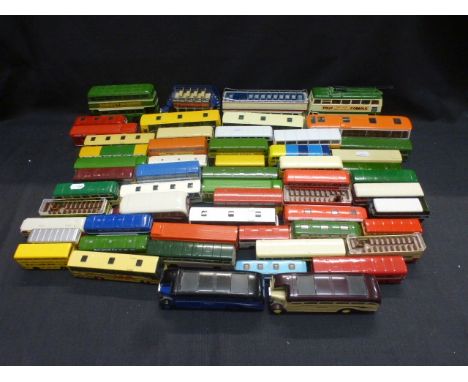 Collection of approx. 70 unboxed diecast models to include Corgi Original Omnibus, Burago, EFE, Lledo Vanguards etc