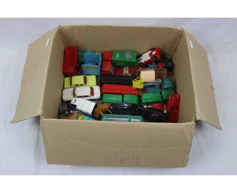 26 Original play worn diecast models to include Corgi, Dinky and Matchbox 