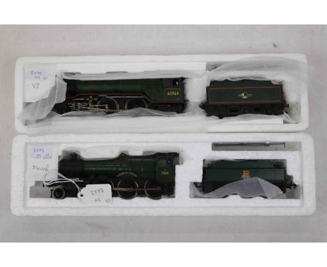 Two Bachmann OO gauge locomotives to include V2 2-6-2 60964 and Dinmore Manor 4-6-0 7820, both in inner polystyrene box, no o