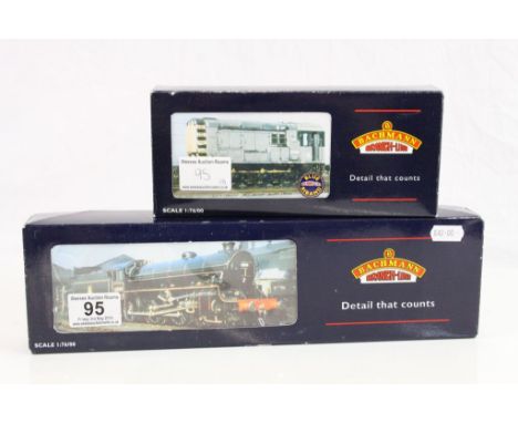 Two boxed Bachmann OO gauge locomotives to include 32101 Blue Riband 08 Diesel Shunter D3729 BR green and 31707 B1 61002 Impa