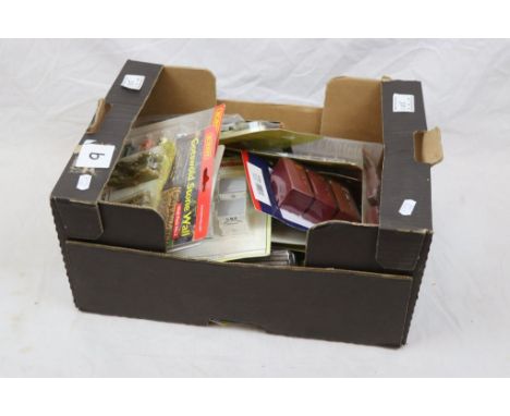 Quantity of carded and unopened OO gauge model railway accessories to include Hornby and Bachmann R170 Junction Distant Signa
