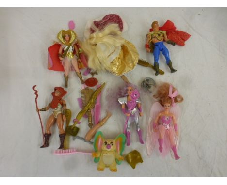 Group of Mattel Shera figures and accessories plus others