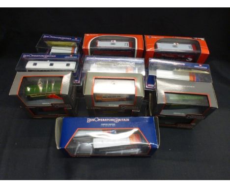 17 Boxed/Cased diecast models to include 6 x Corgi ltd edn The Original Omnibus featuring Beans, The Northern Echo, White Cit