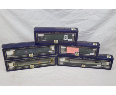 Spares &amp; Repairs - Five boxed Lima Collection OO gauge locomotives in various condition to include Sister Dora Transrail 