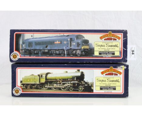 Two boxed Bachmann OO gauge locomotives to include 31075 Class 46 Peak Diesel 46026 Leicestershire and Derbyshire Yeomantry (