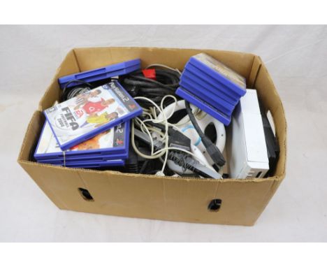 Collection of gaming consoles &amp; accessories to include Playstation 2 Console, Controllers, 12 x Games, leads &amp; cables