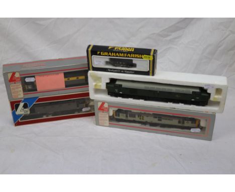 Spares &amp; Repairs - Four Lima OO gauge Diesel locomotives in various condition plus a boxed Graham Farish N gauge No 1731 