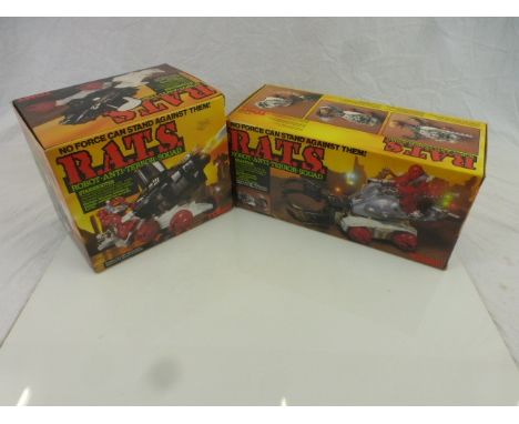 Two boxed Tomy R.A.T.S Robot Anti Terror Squad toys to include No.5306 Starshooter, and No.5305 Grapplor, both appearing comp