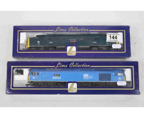 Two boxed Lima Collection OO gauge locomotives to include Tees Steel Express 60033 and Ballymoss 55018