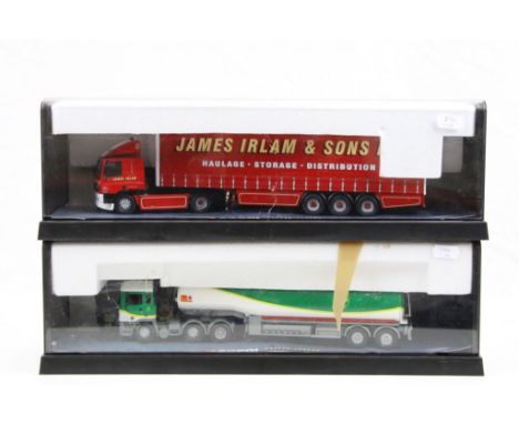 Two cased Corgi ltd edn Modern Trucks A New Era of Road Transport diecast models to include 75103 BP EFF Tanker and 75401 Ley