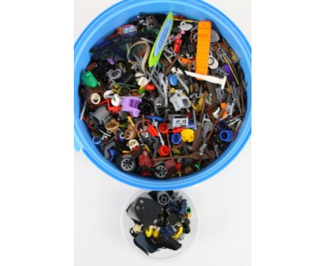 Lego - Approx 500g Minifig Accessories, Tools Food &amp; Weapons to include Ninjago, Harry Potter, City etc (1 tub)