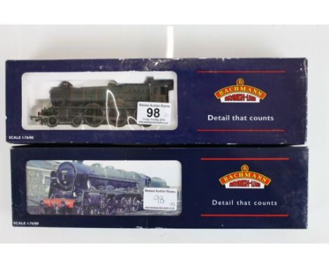 Two boxed Bachmann OO gauge locomotives to include 31203 Rebuilt Patriot 45528 R.E.M.E BR green e/emblem and 31776 Modified H