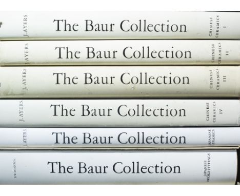 Books 'The Baur Chinese Ceramic' Vols I-IV, together with two further Baur collection books: 'Japanese Ceramics' and 'Japanes