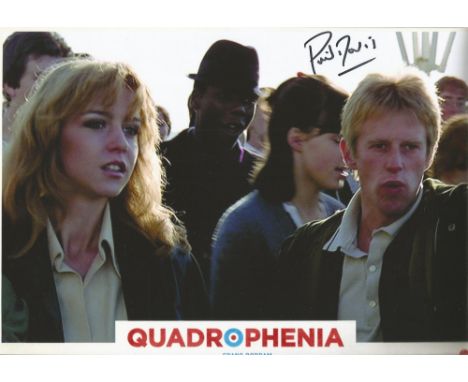 Actor Phil Davis 12x8 signed colour promotional image from the 1979 film Quadrophenia. Philip Davis is an English actor, writ