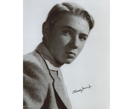 Claude Jarman Jr, actor who appeared in the classic John Wayne western Rio Grande (as his son), signed by Claude Jarman Jr. G