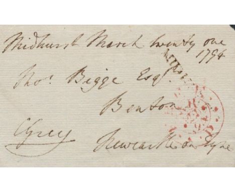 Former Prime Minister, Charles Grey vintage signature piece featuring a signed page dated 1794 and an A4 black and white imag