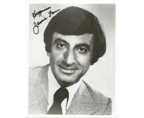 Actor Jamie Farr signed 10x8 black and white photo. Jamie Farr is an American television and film comedian and theatre actor.