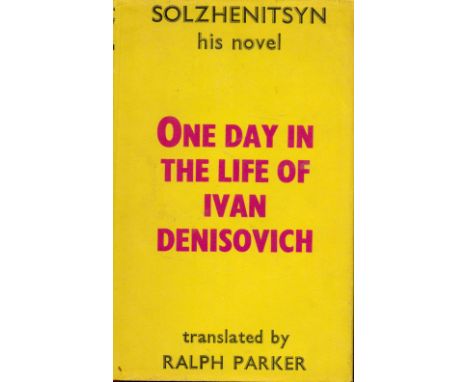 One Day in the Life of Ivan Denisovich by Alexander Solzhenitsyn Hardback Book 1963 First English Translation Edition publish