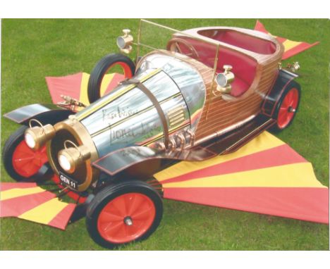 Actor Lionel Jeffries signed 11x8 colour photo of Chitty Chitty Bang Bang from the eponymous 1968 film, dated 2009. Lionel Ch