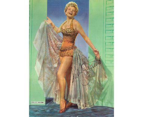 Shelley Winters (1920 2006) Actress Signed Vintage 7x10 Picture. Good condition. All autographs come with a Certificate of Au