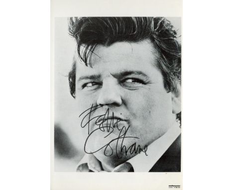 Robbie Coltrane Signed 6x4 black and white photo. Robbie Coltrane OBE, is a Scottish actor, comedian and writer. He gained wo