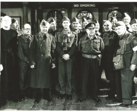 Actor Frank Williams signed 10x8 black and white image from Dad s Army. Frank J Williams is an English actor best known for p