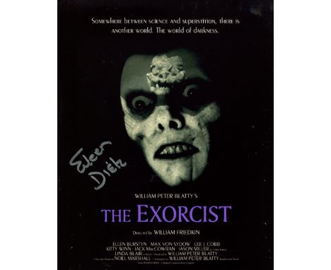 The Exorcist 8x10 horror movie photo signed by actress Eileen Dietz who played the demon in this iconic film. Good condition.