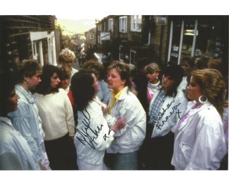Actresses Michelle Holmes and Siobhan Finneran signed 12x8 photo from the 1987 film Rita, Sue and Bob Too. Rita, Sue and Bob 