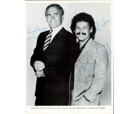 Cannon and Ball signed 10x8 black and white vintage photo. Good condition. All autographs come with a Certificate of Authenti