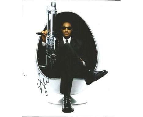 Actor Will Smith signed 10x8 colour promotional photo from the 1997 film Men in Black. Willard Carroll Smith Jr. is an Americ