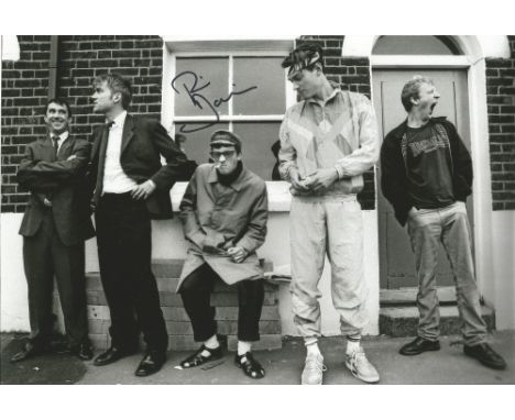 Actor Phil Daniels signed 12x8 black and white photo from the set of Blur s Parklife music video. Philip William Daniels is a