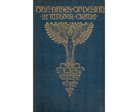 The Basis of Design by Walter Crane Hardback Book 1898 First Edition published by George Bell and Sons some ageing. Good cond