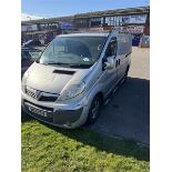 Vauxhall Vivaro CDTi reg no. DA12 PGV, mileage 118,638 V5 - yes, keys x 1 MOT: 04/04/2025 with