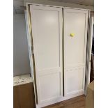 White 3-door kitchen appliance housing and larder unit, 600mm (Excluding appliances) A ‘point of