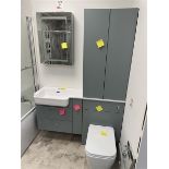 JJO Bathrooms ex display bathroom cabinets and sanitaryware, circda 1360mm wide A ‘point of work’